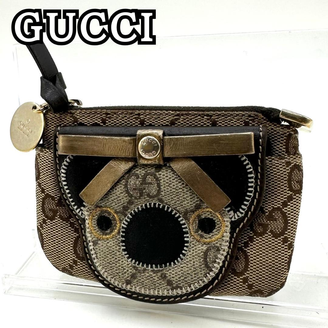 GUCCI グッチ GGキャンバス グッチョリ パグ ケース マルチケース