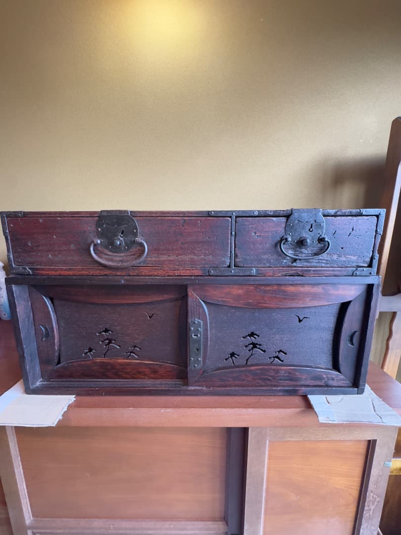 アンティーク家具 引き出しタンス2点セット