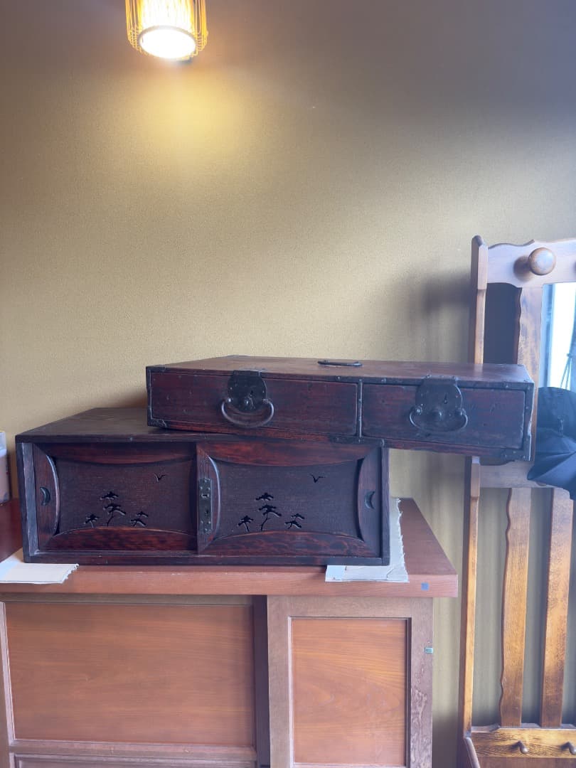 アンティーク家具 引き出しタンス2点セット