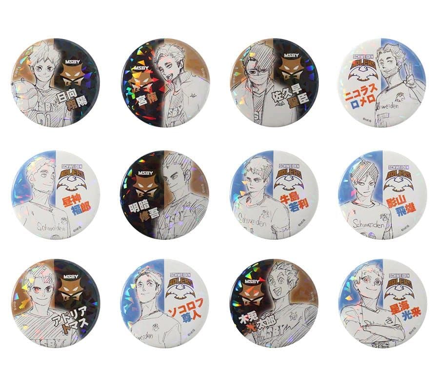 ハイキュー　オールスター缶バッジ　全種類