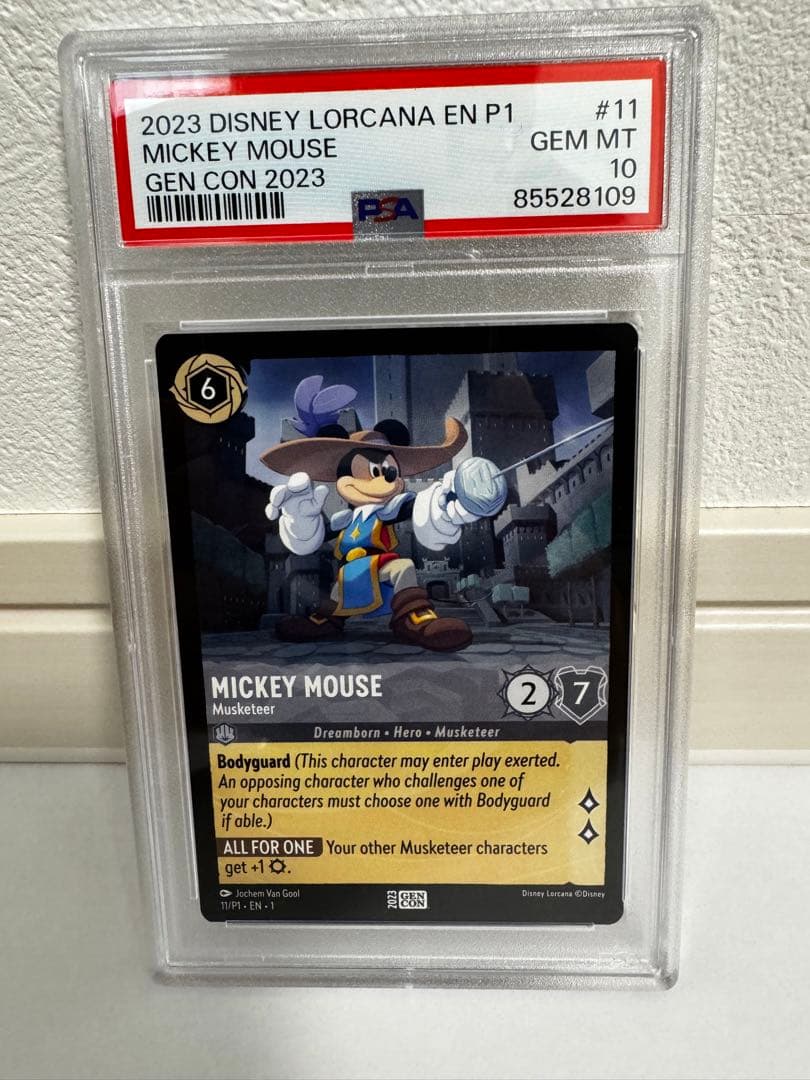 PSA10 lorcana ロルカナ　ミッキーマウス gencon プロモ