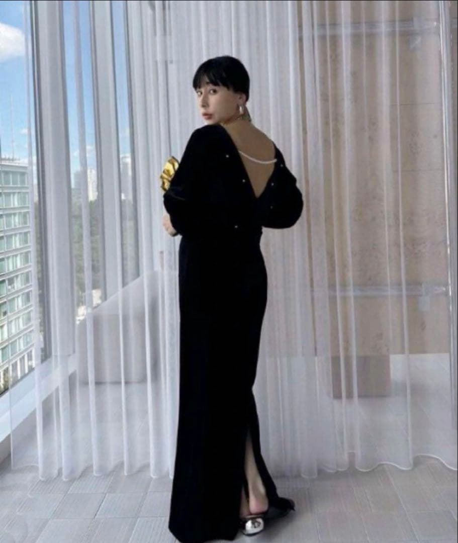 AMERI VINTAGE ベロアドレス【M】