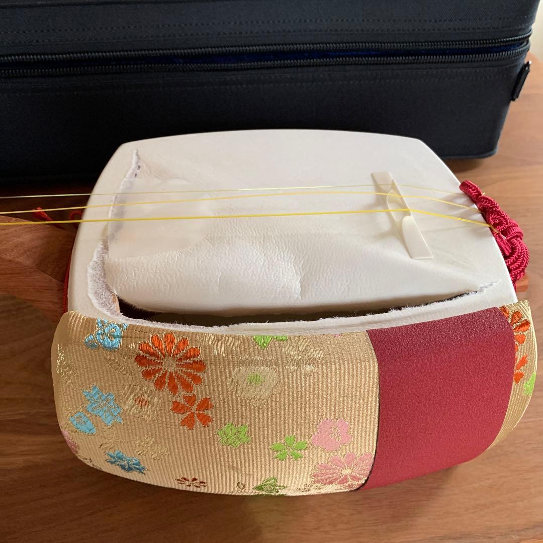 新品　（特上）長唄本格派花林三味線　セット