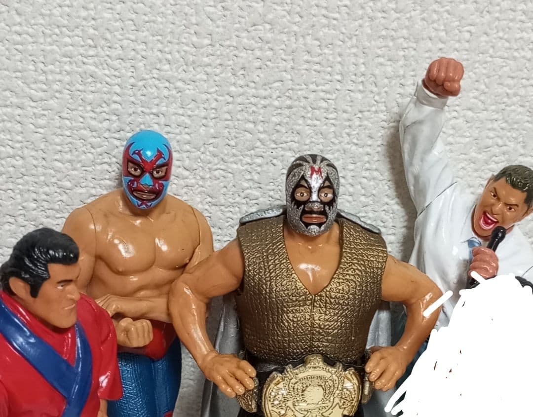 プロレス フィギュア 猪木 マスカラス グレートムタ 新日本プロレス ドスカラス