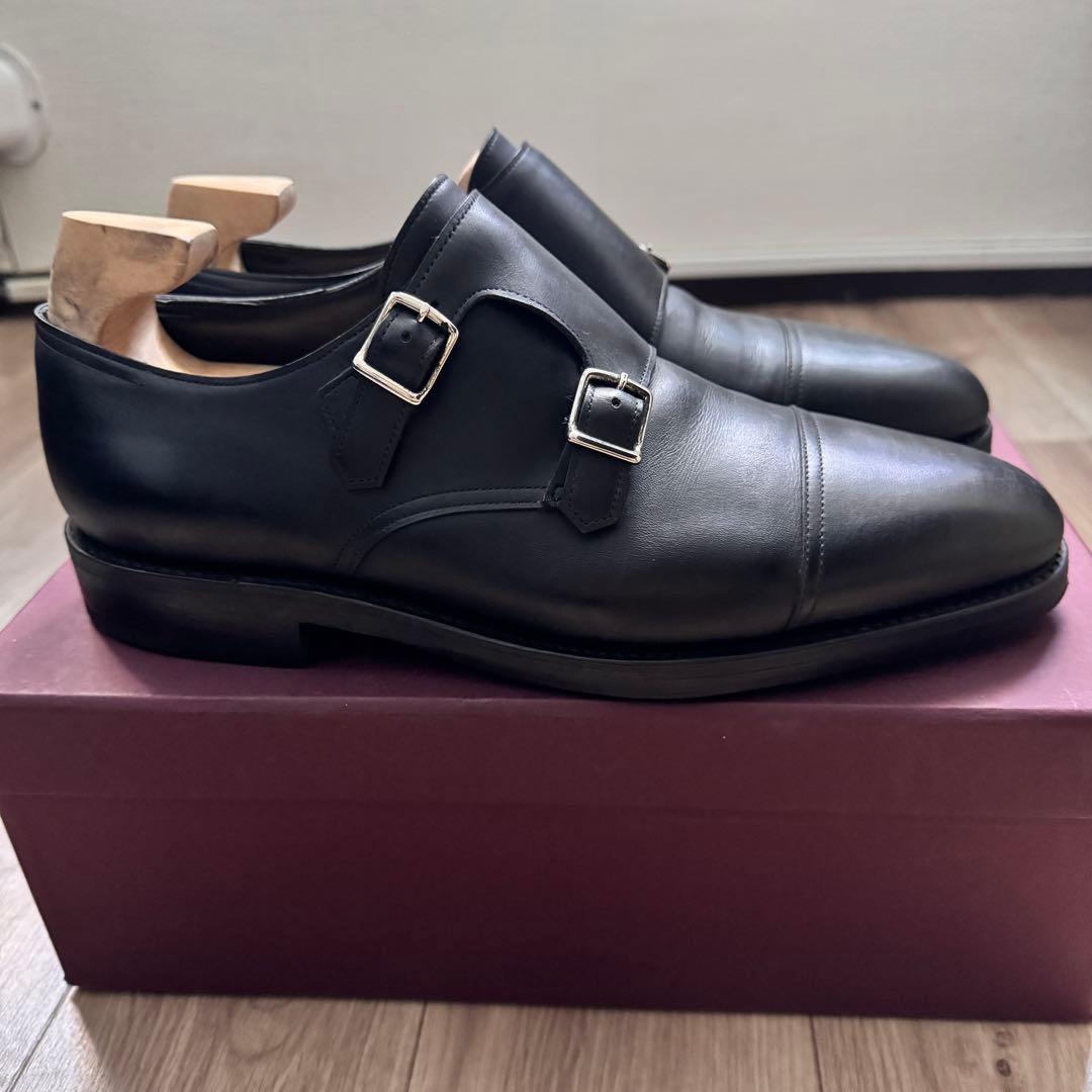 ジョンロブ ウィリアム ダブルモンクストラップEU 9 サイズ