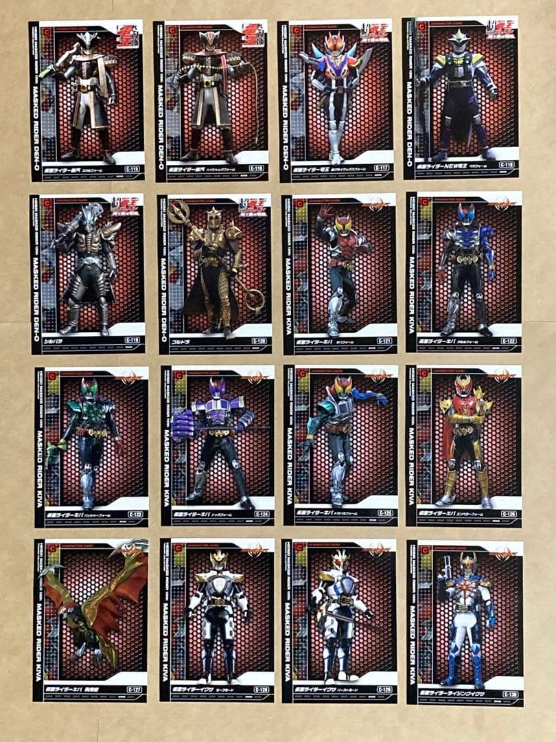 平成仮面ライダー10thトレカ　キャラクターカード　全147種コンプ