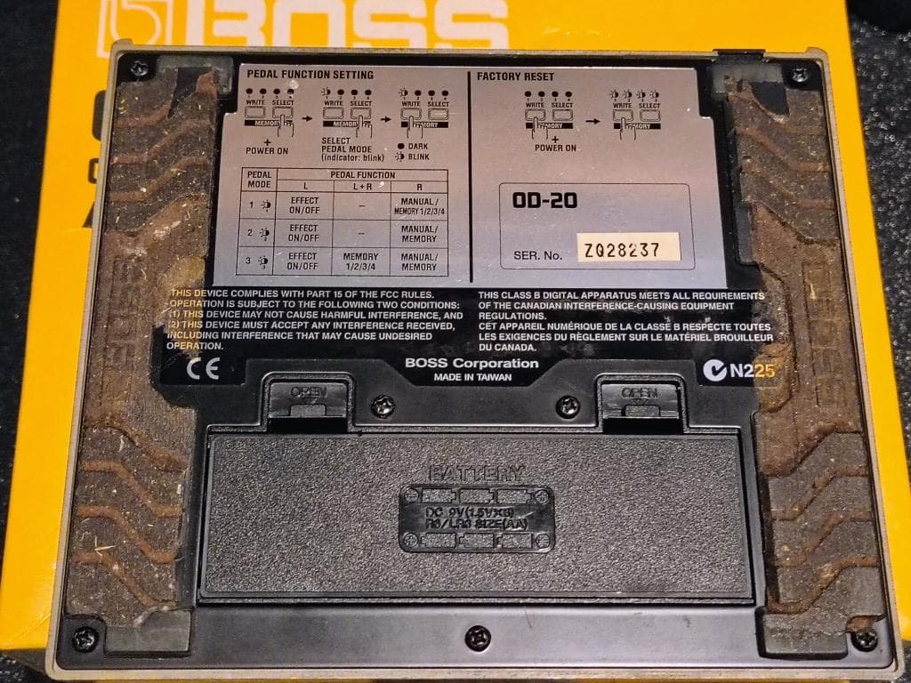 BOSS OD-20 Drive Zone ギターエフェクター