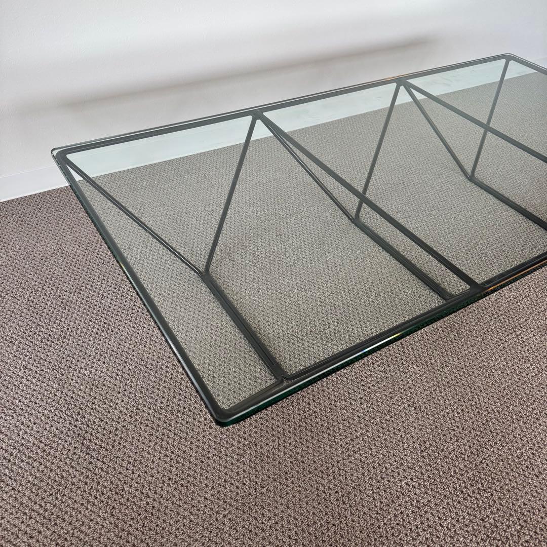 B&B Italia 1980'sヴィンテージ ALANDA ガラステーブル