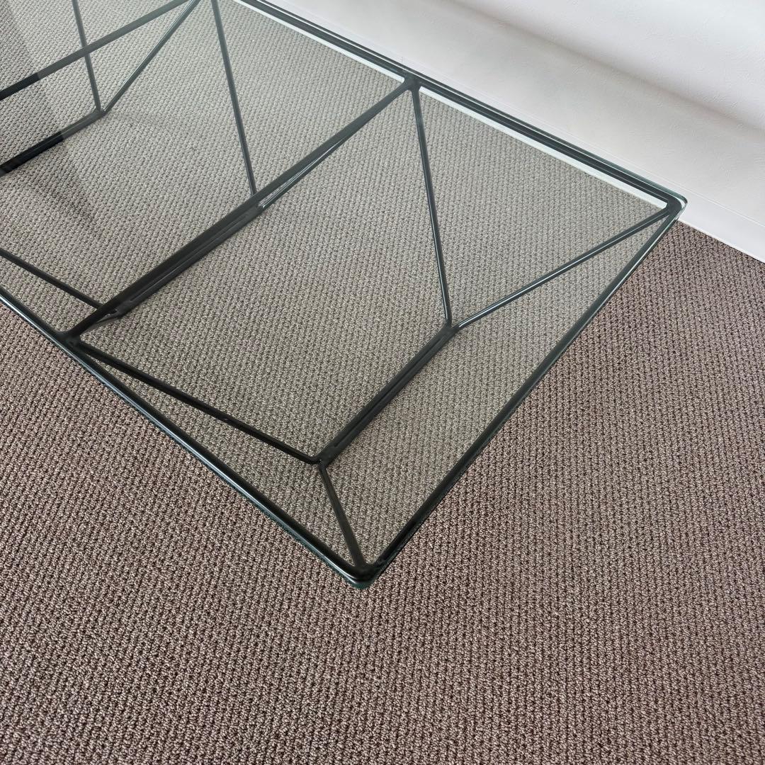 B&B Italia 1980'sヴィンテージ ALANDA ガラステーブル