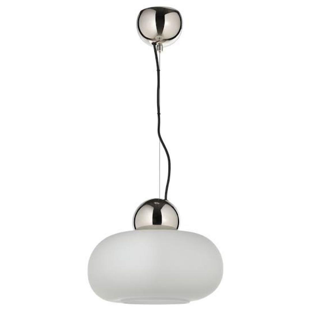 廃盤品 IKEA デイサ ペンダントライト ホワイトシェード ミッドセンチュリー