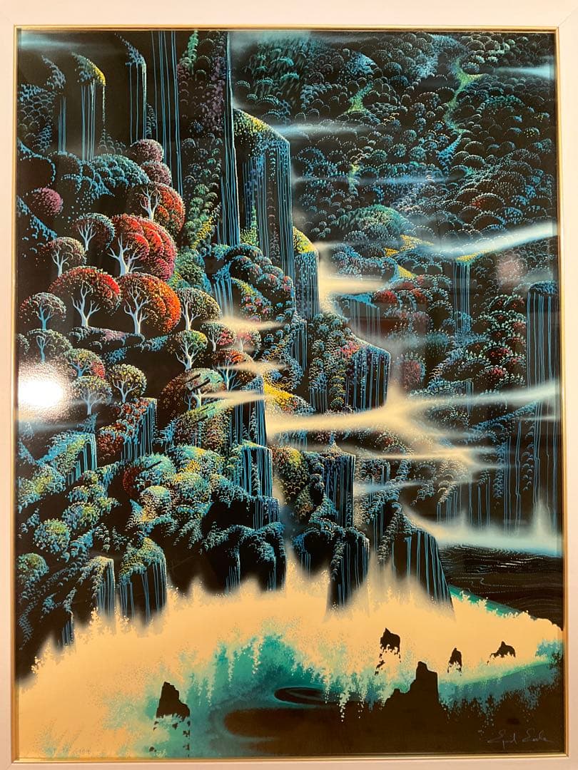 アイベンロール「オーシャンクリフⅡ」シルクスクリーン　直筆サイン・エディション有