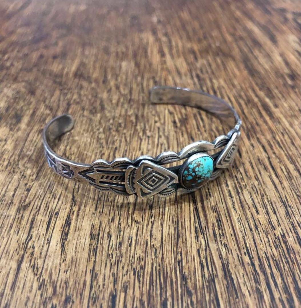 【NAVAJO】1940's ヴィンテージ インディアンジュエリー バングル