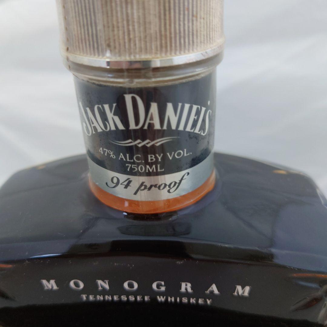 ジャックダニエル　モノグラム　750ml　PROOF 94　ウキスキー　未開古酒