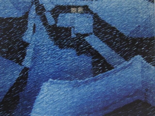 川瀬巴水、【塩原畑下り】、希少画集画、状態良好、新品額 額装付、送料無料