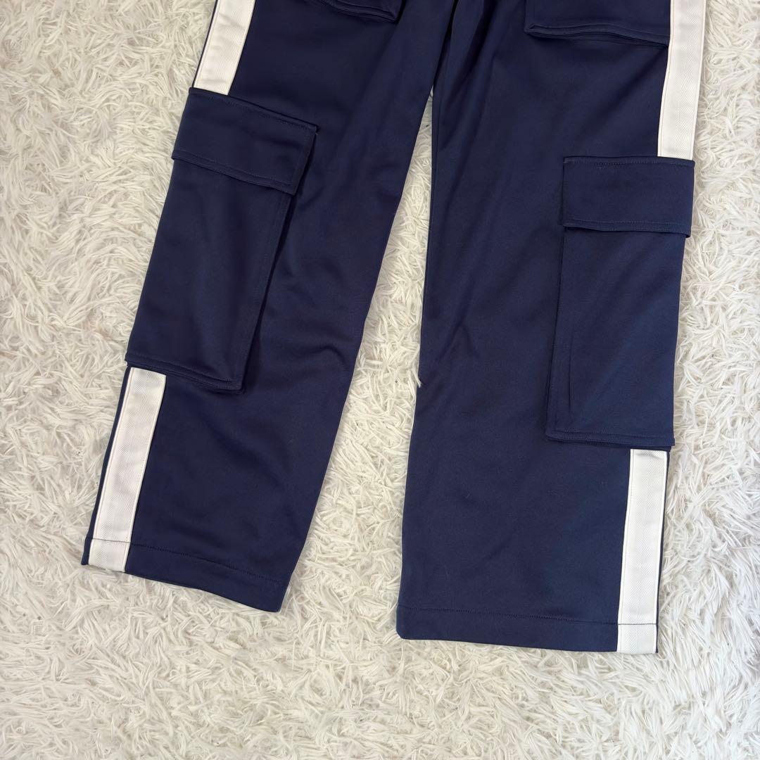 LOEWE(ロエベ) アナグラム トラックカーゴパンツ ネイビー XS　刺繍