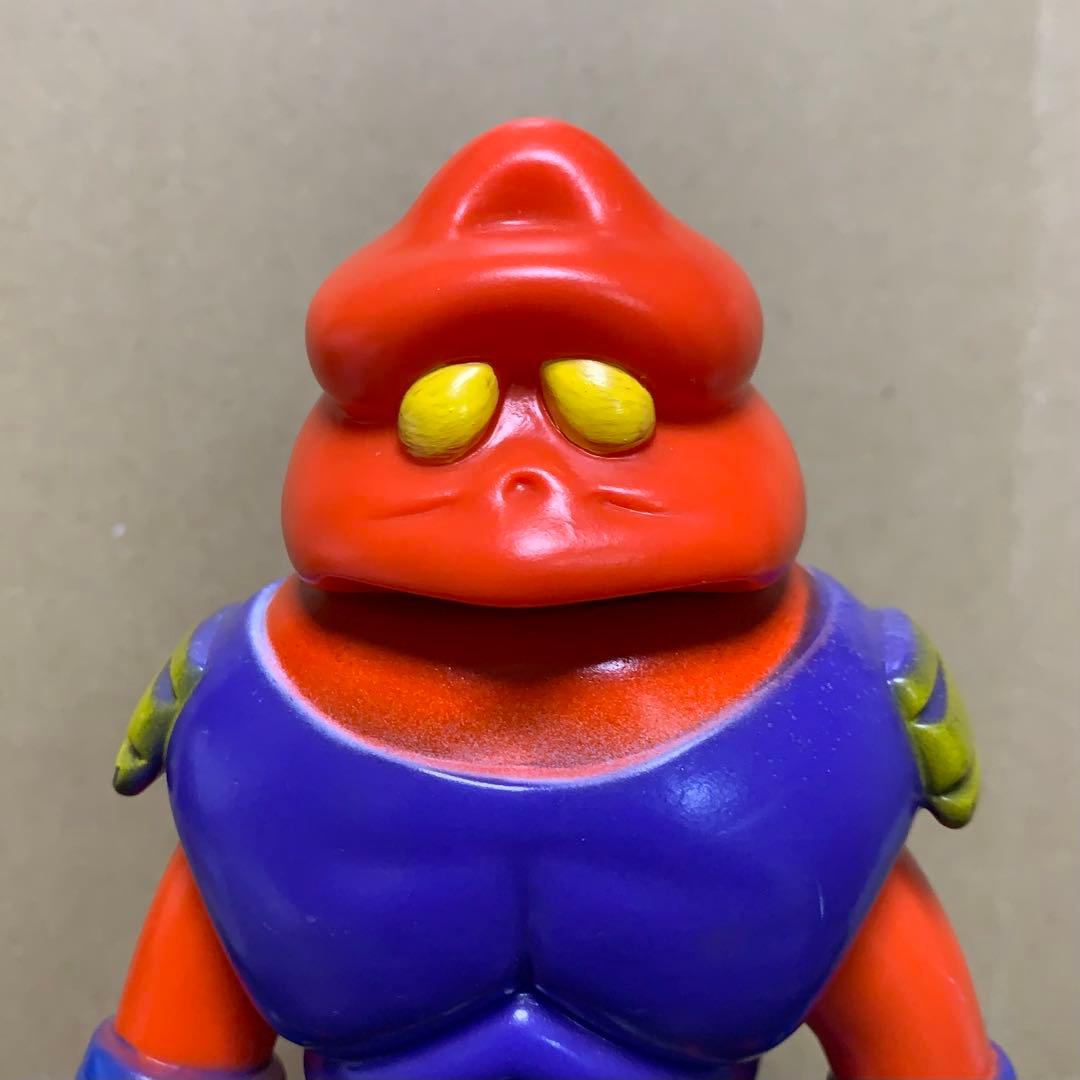 当時物 美品 ソフビ アクマイザー3 ガブラ スタンダードサイズ 武器、袋付き