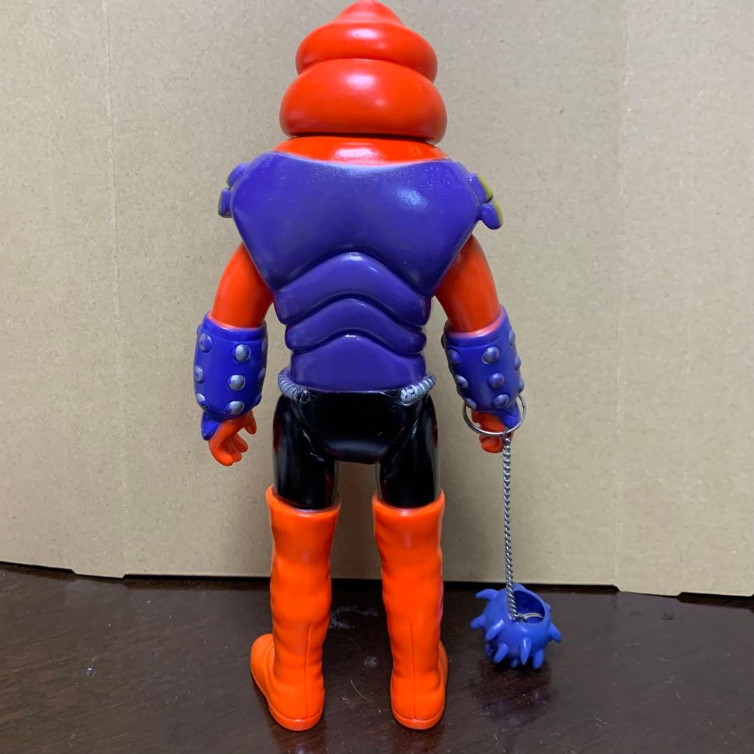 当時物 美品 ソフビ アクマイザー3 ガブラ スタンダードサイズ 武器、袋付き