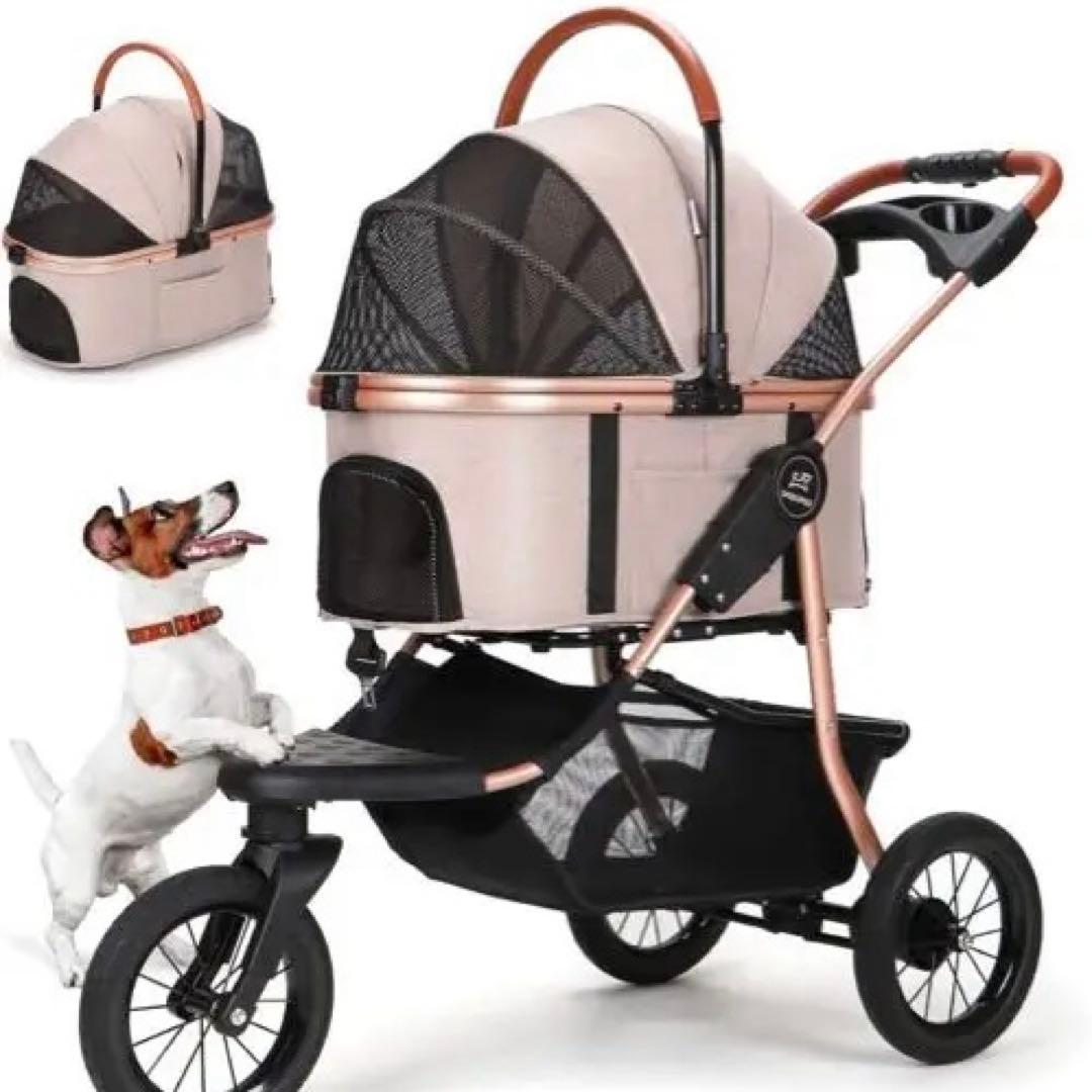 SKISOPGO ペットカート　ペットバギー　耐荷重20kg 中型犬〜大型犬用