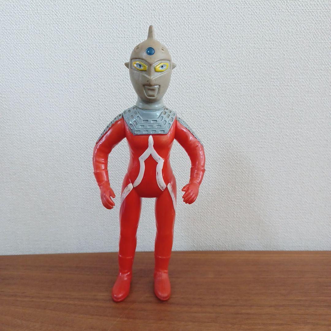 当時ものマルサン製「ウルトラセブン」スタンダードサイズ希少ソフビフィギュア