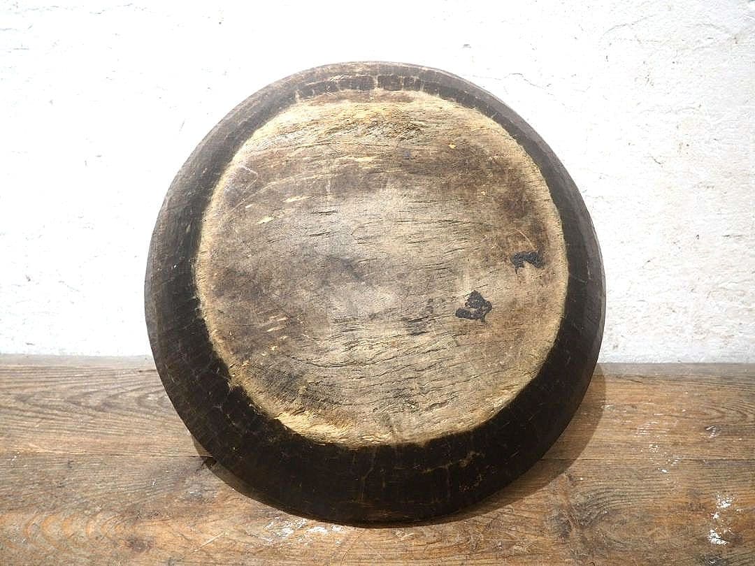 1320 W50cm レトロなこね鉢　捏ね鉢　蕎麦打ち　うどん　古道具　木皿