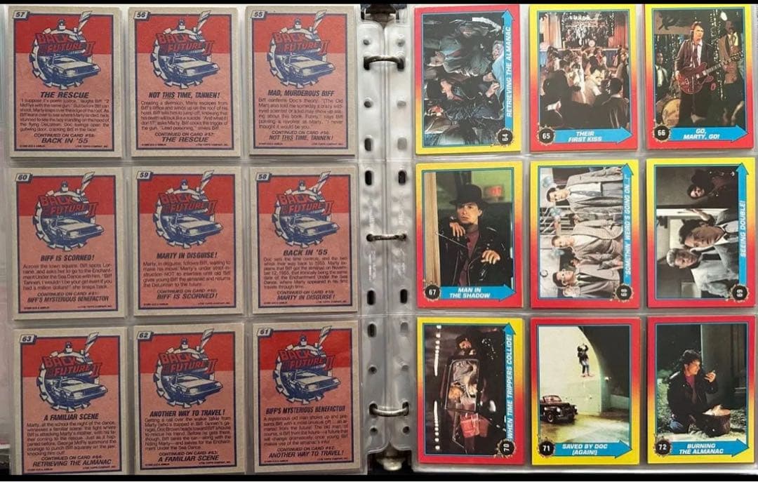 バック・トゥ・ザ・フューチャー ２トレーディングカード コンプリート