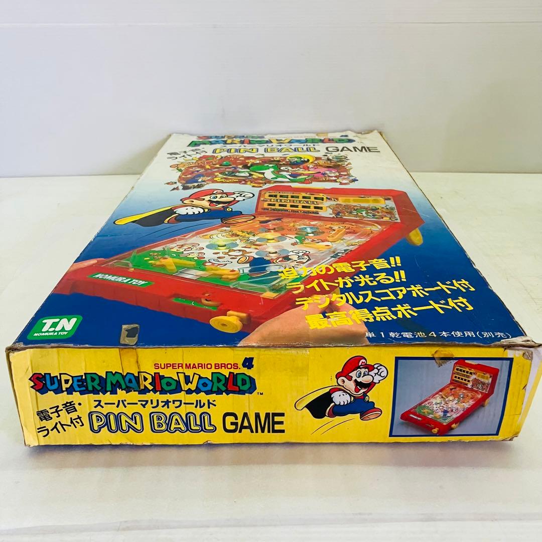 当時物／激レア スーパーマリオワールド ピンボールゲーム 野村トーイ