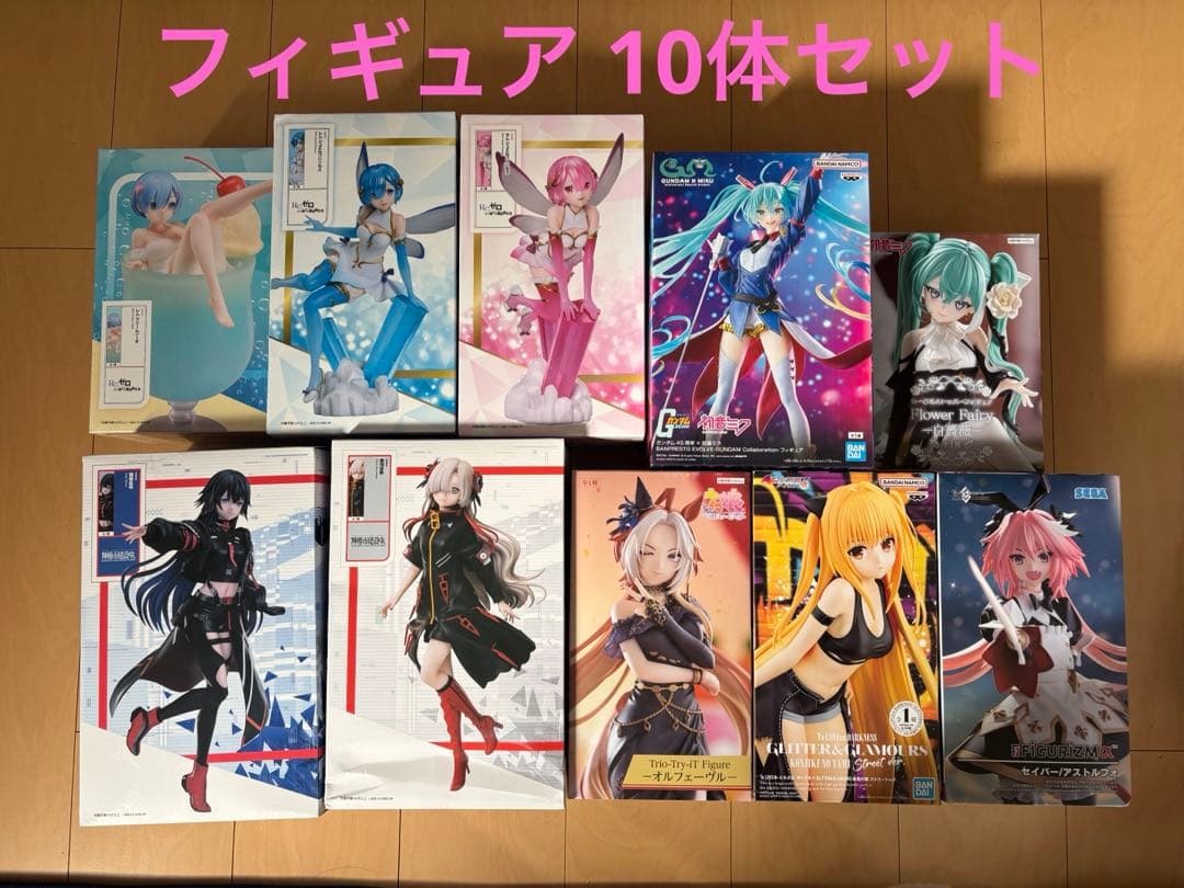 即購入⭕️ アニメフィギュア 10体セット 初音ミク レム ラム ウマ娘他