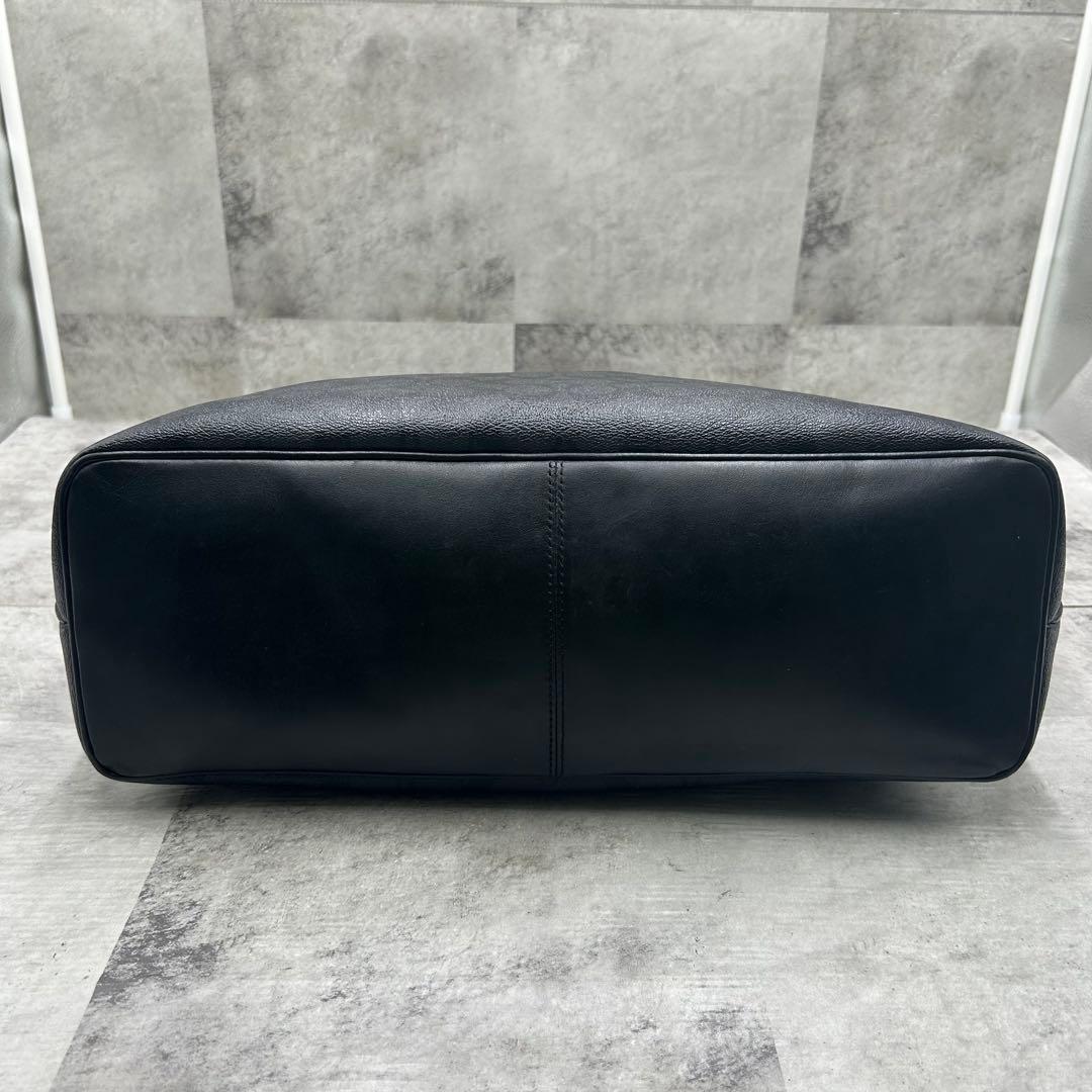 コーチ ベケット 2way ビジネス トートバッグ 革 PVC A4 ブラック