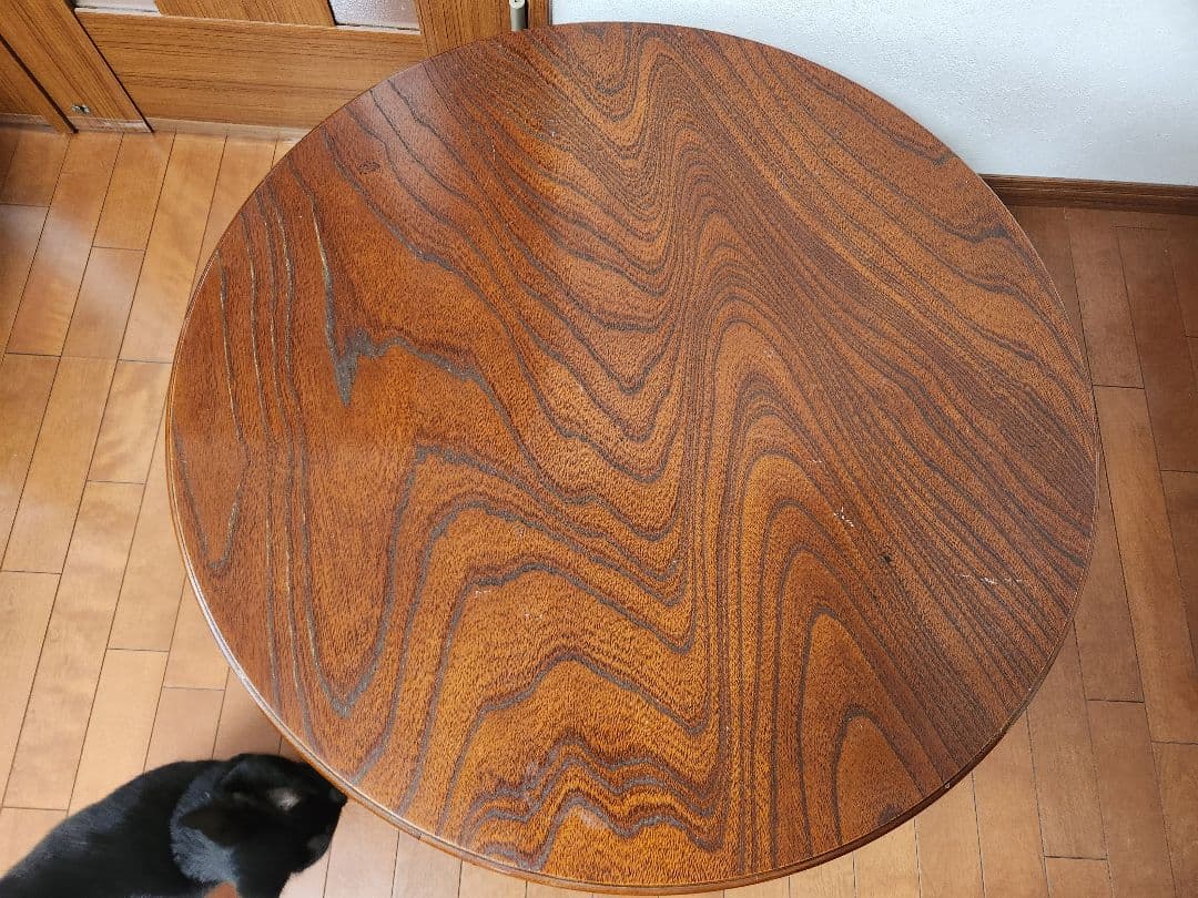 木製 円形座卓 ちゃぶ台古道具古民家古民具アンティークヴィンテージ