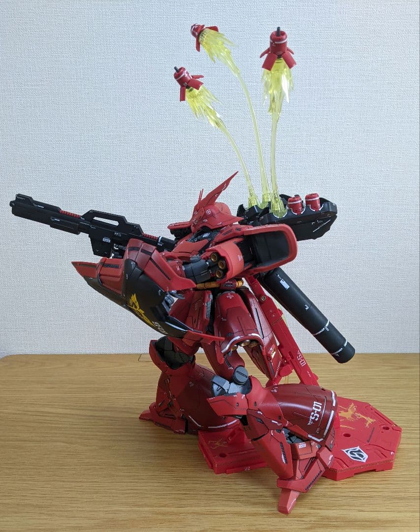 「アクシズ、行け！忌まわしい記憶と共に！」ガンプラ完成品MGサザビーver.ka