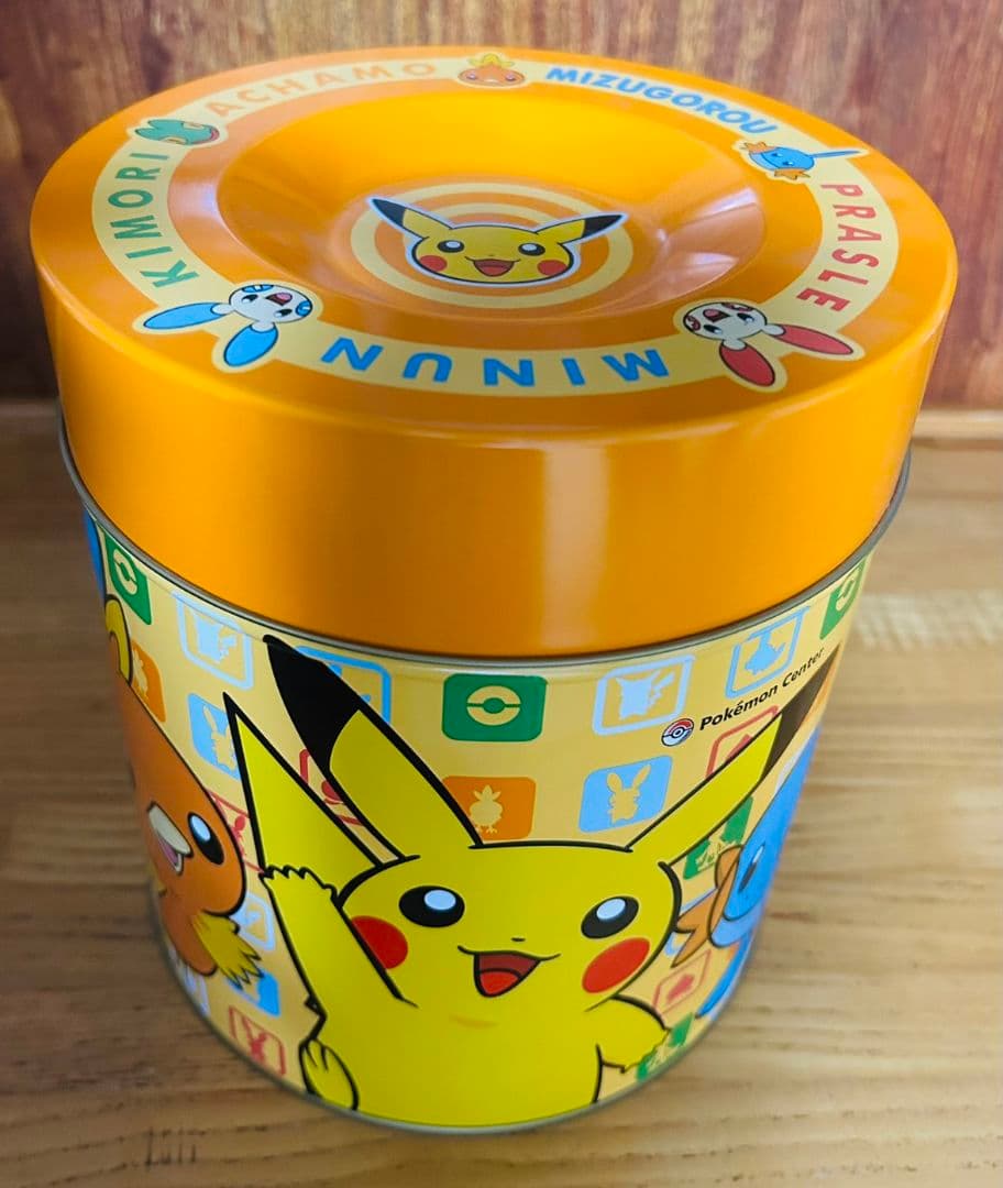 ポケモンセンター　お菓子缶