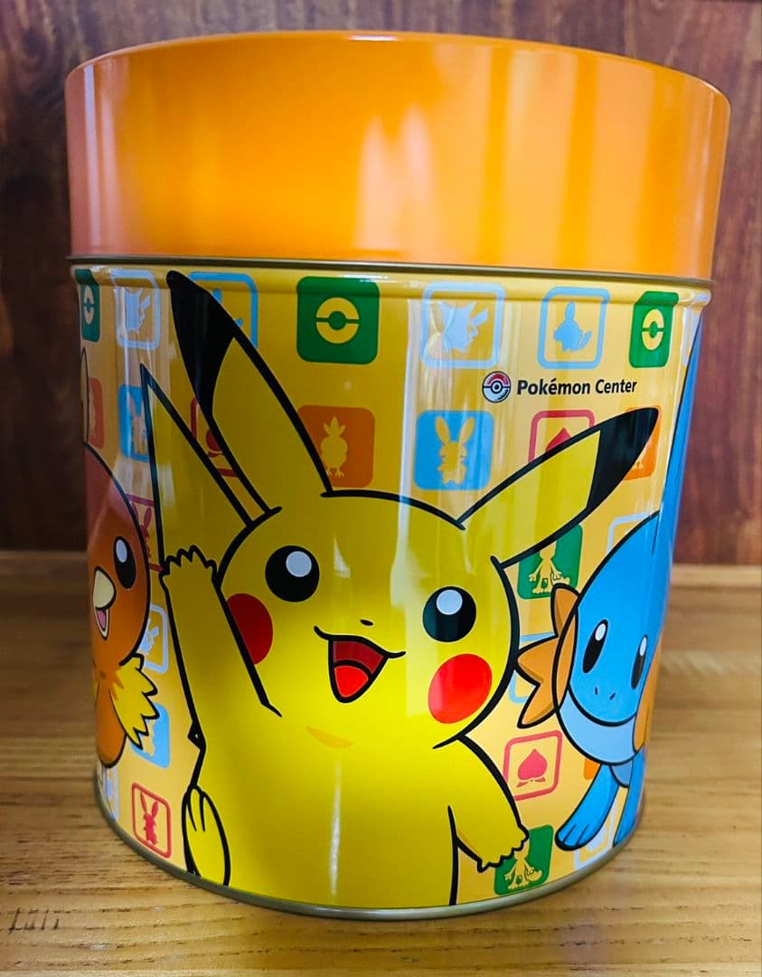 ポケモンセンター　お菓子缶