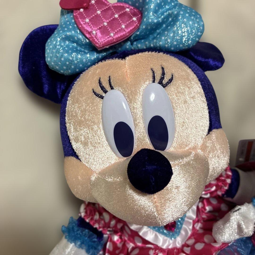 ディズニー　パルパルーサ　ミニーぬいぐるみ、ぬいぐるみバッチ　セット