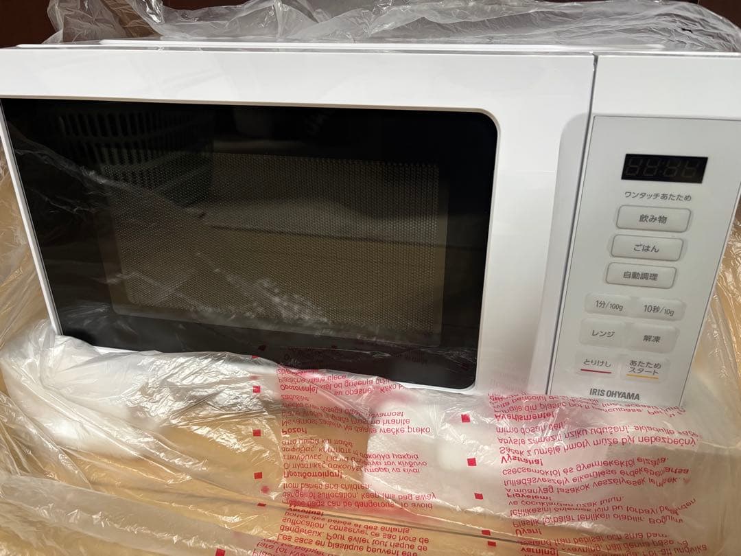 ◼️一回お試しのみ◼️アイリスオーヤマ　 電子レンジ　フラットテーブル　18L