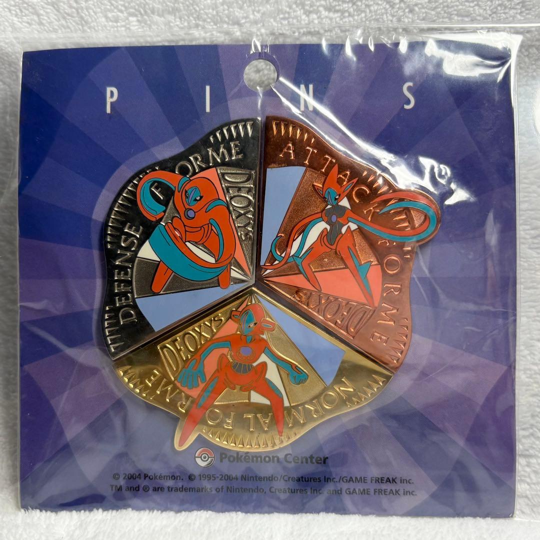 ポケモン デオキシス ピンズ ポケモンセンター 未開封 レトロ
