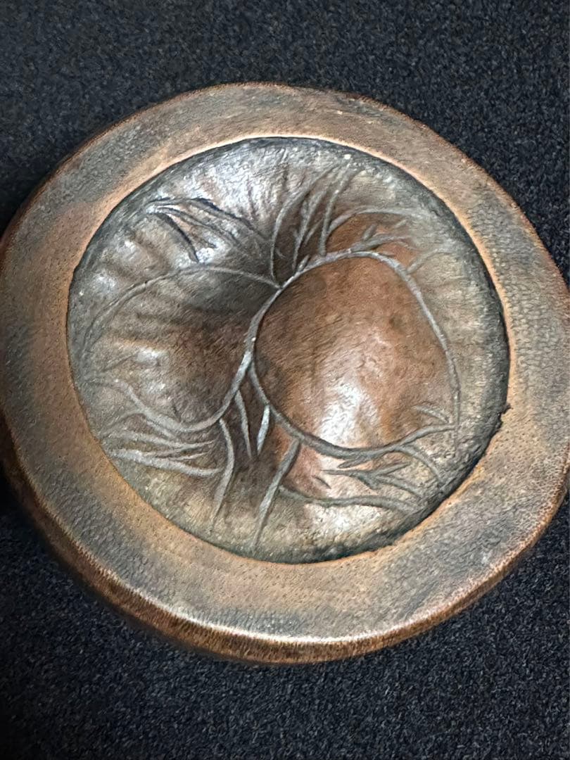 中国美術 竹製 松下三老人彫　蓋付き　古筆筒　 文房具　唐物　 古美術