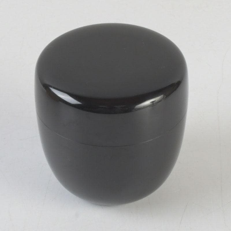 茶道具　輪島塗　蒔絵師　谷内一則(紫香)作　岩松蒔絵　大棗　共布共箱　V9588