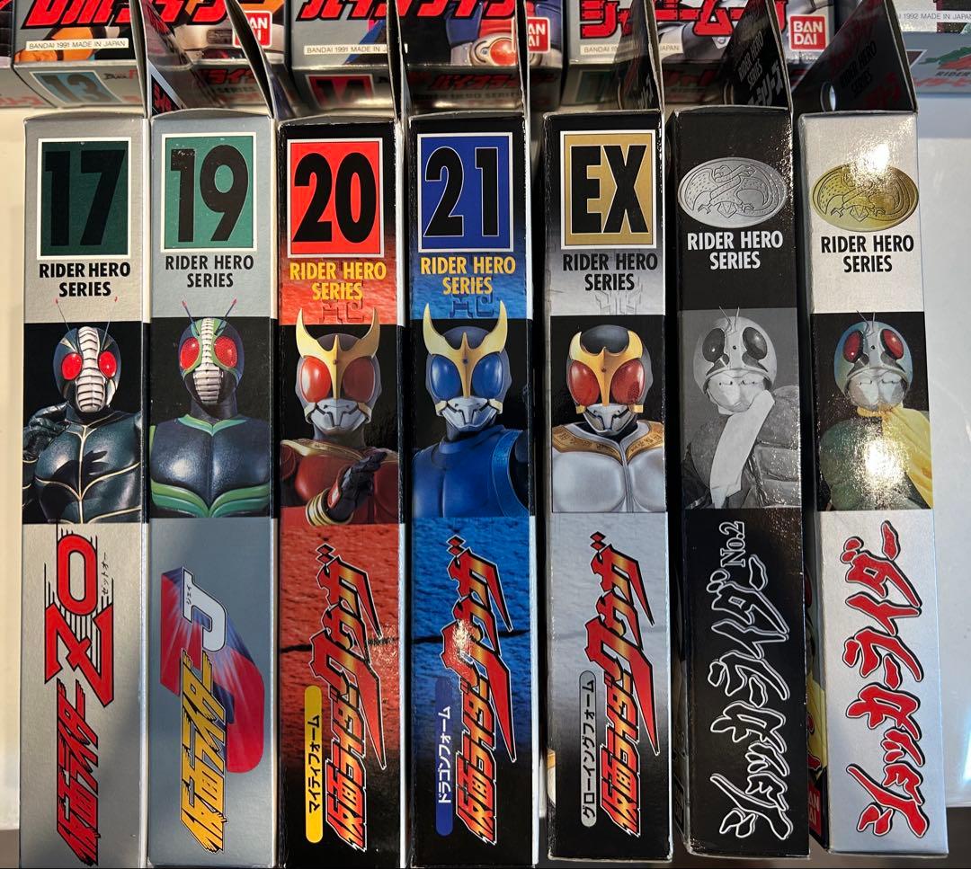 ライダーヒーローシリーズ　セミコンプ　新品未開封　コレクション品　1991年製