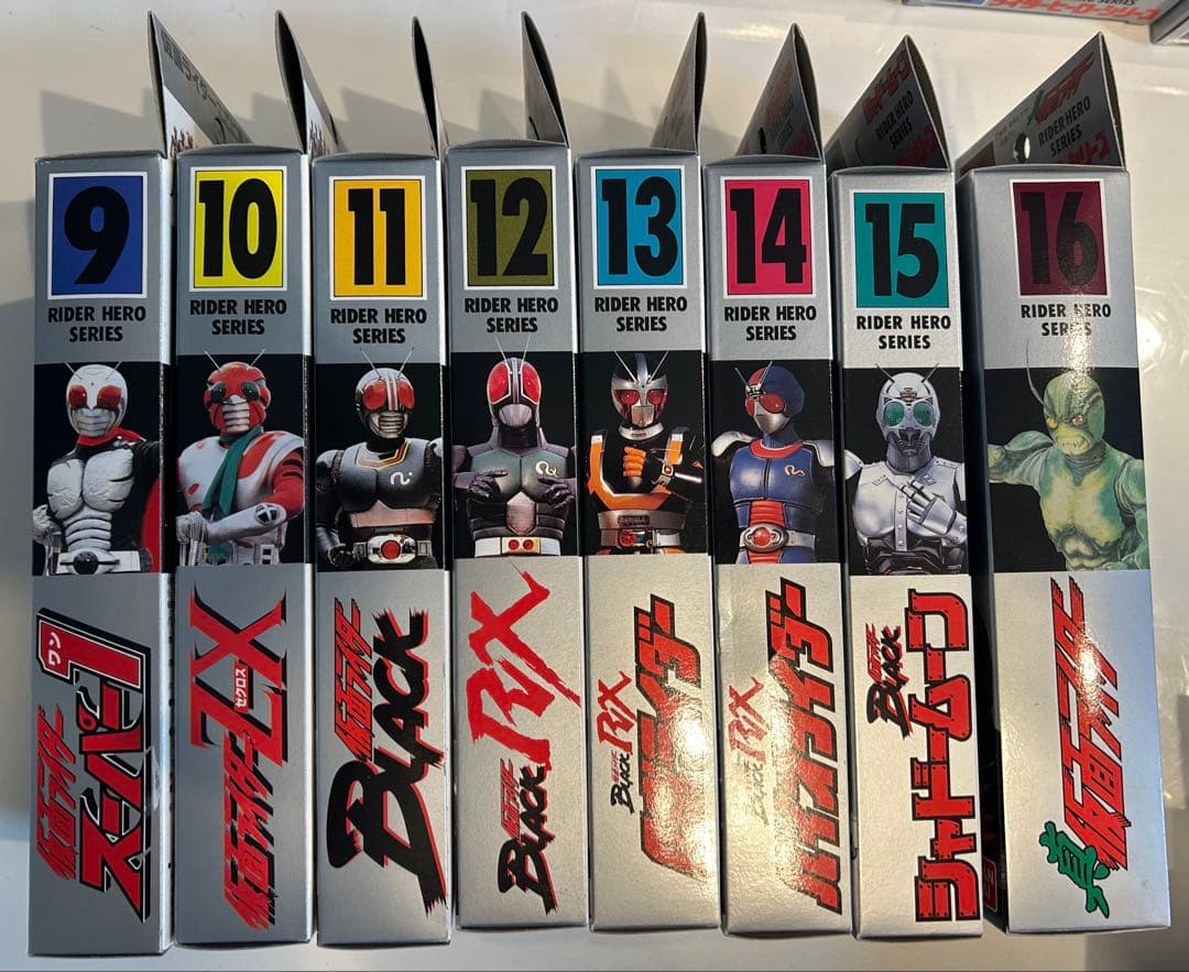 ライダーヒーローシリーズ　セミコンプ　新品未開封　コレクション品　1991年製