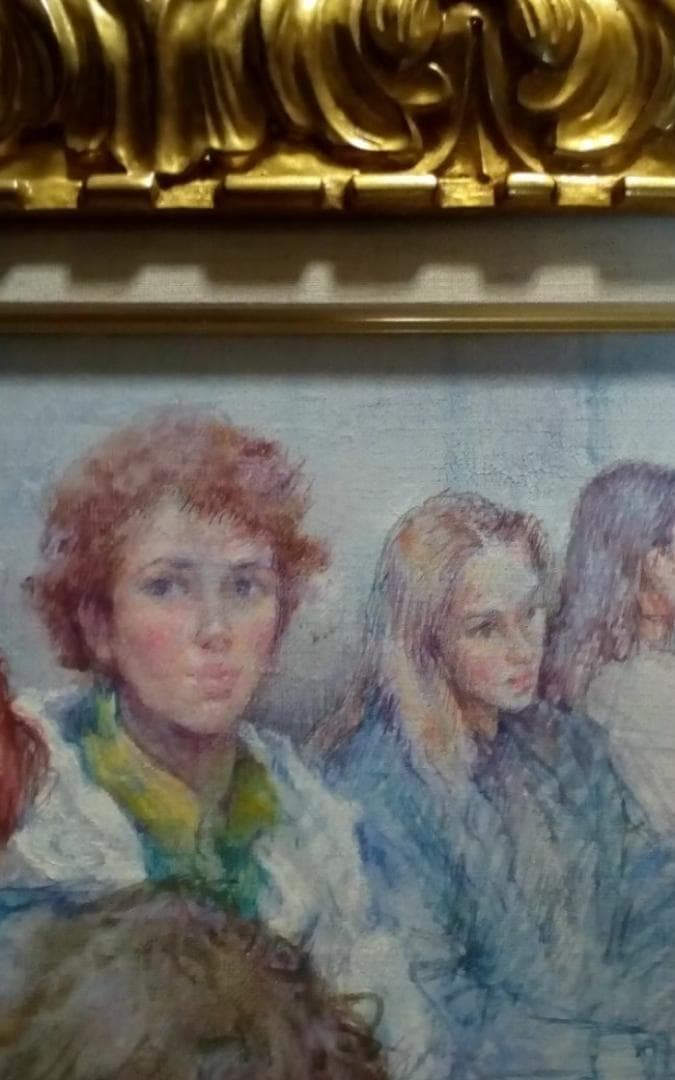 アントニオ·ゴンザレス·コラード若者たち真作油彩10号ebayで45万円75万円