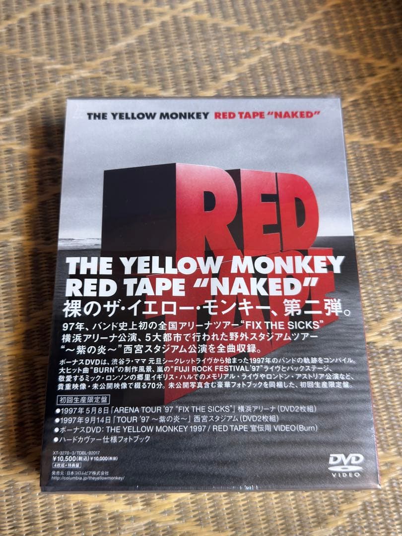 ［新品］THE YELLOW MONKEY RED TAPE \