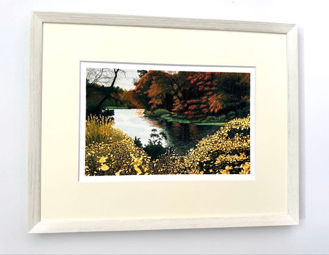 湖 風景画 （P）