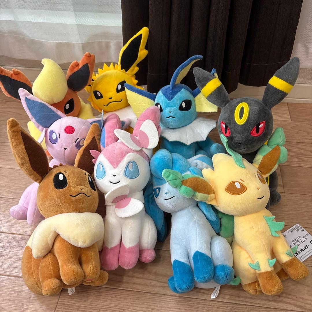ポケモン 　イーブイ　ブイズ　ぬいぐるみ9体セット