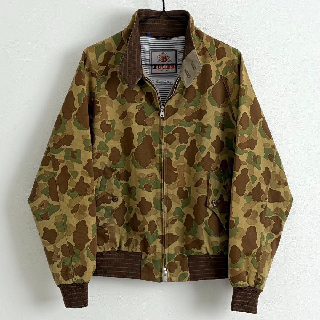 別注★バラクータ × DELUXE G9 ハリントンジャケット 迷彩 カモ