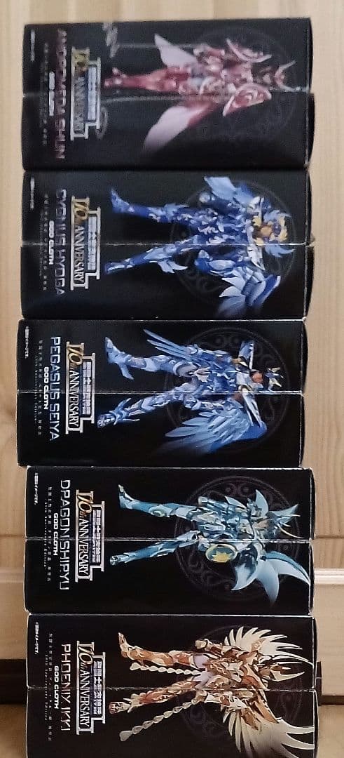 聖闘士聖衣神話 神聖衣（10周年記念）青銅聖闘士5体セット