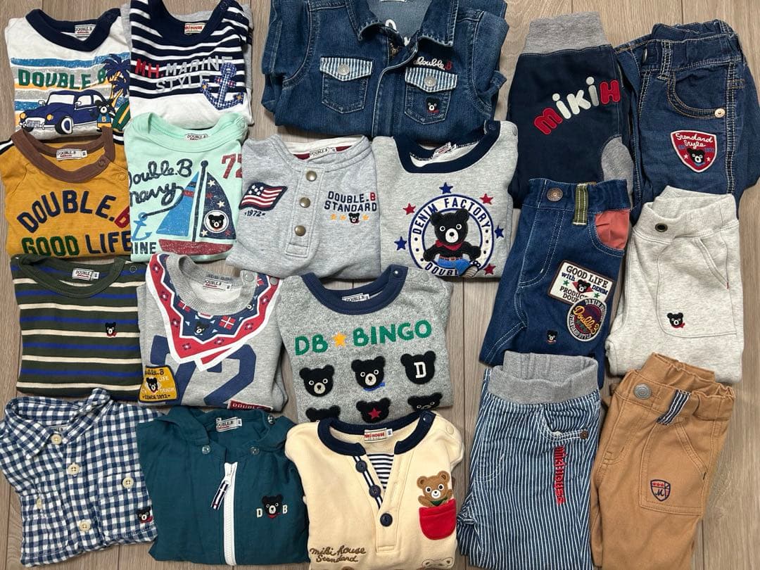 専用出品　ミキハウス、ダブルビー　まとめ売り20点➕おまけ1点