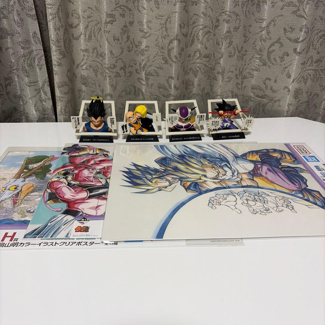 ドラゴンボール　マンガストラクチャー　鳥山明　カラーイラストクリアポスター