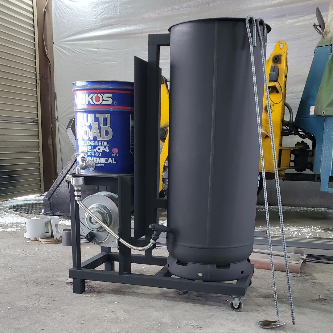 大型廃油ストーブ　送込150000円　即購入OK