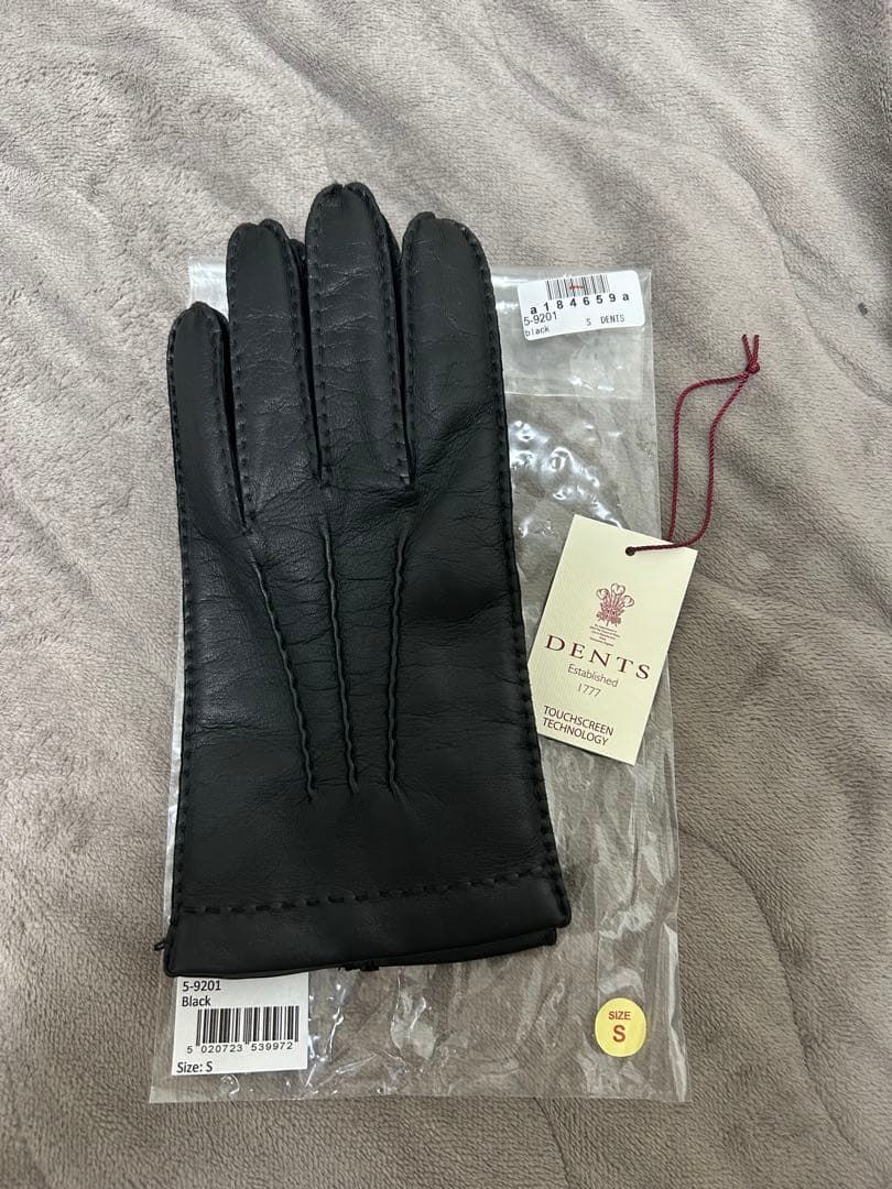 新品　DENTS ヘアシープ レザーグローブ　Sサイズ