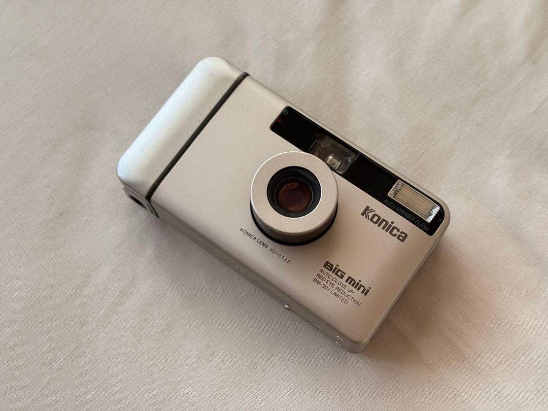 【美品】Konica BIG mini BM-301 コンパクトフィルムカメラ